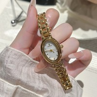 AIMANA 6608 Nouvelle Montre Femme à Cadran Œuf de Diamant, Quartz, Alliage, Haute Qualité, Luxe Léger, Élégante, Étanche, Design Multi-Brumes