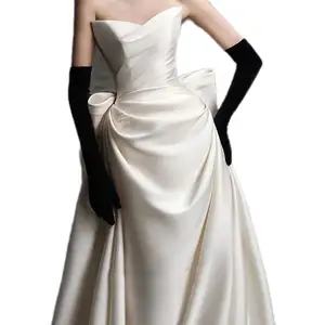 2023新设计女性白色舞会优雅晚礼服女士舞会礼服地板奢华晚礼服