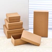 Boîte-cadeau en papier kraft de qualité supérieure avec Tian Di Gai boîte de cadeau d'anniversaire multicolore boîte de faveur de carte noire stock prêt