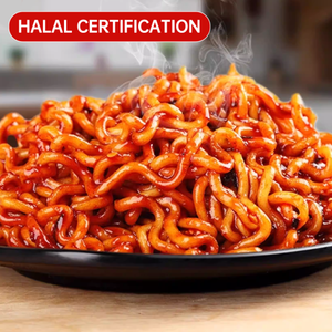 Fideos Instantáneos con Pollo Love Circle, Hechos a Mano, Paquete de 5, Listos en 4 Minutos, Halal, Comida Casera para la Noche, Fritos - Product Image 1