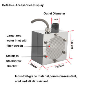 Pompe submersible centrifuge portable IPUM neuve avec <span class=keywords><strong>protection</strong></span> IP68, 2KW, VFD, télécommande, ultra haute pression, moteur à flux axial - Product Image 2