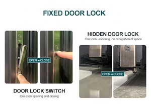 Porte d'entrée <span class=keywords><strong>de</strong></span> sécurité personnalisée ZEKIN, <span class=keywords><strong>meilleur</strong></span> <span class=keywords><strong>prix</strong></span>, porte principale en aluminium pour maisons, porte pivotante extérieure - Product Image 6