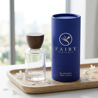 Flacon de parfum portable en verre dépoli personnalisé en usine avec pompe pulvérisatrice à brume fine pour usage cosmétique