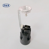 Support de lampe à vis E14 ZX noir pour décoration intérieure, lustre avec garantie de 2 ans, caractéristiques de sécurité, certification ENEC