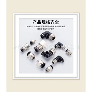 Nouveau connecteur pneumatique blanc du fabricant PU4 à connexion rapide, tuyau PE8 à raccordement rapide, réducteur PM6, déflecteur LSA10, réducteur PG1210, taille de tube 8 mm - Product Image 2