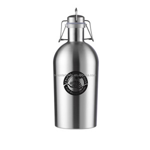 Di alta qualità 64oz 32oz in acciaio inox 304 cibo grwler <span class=keywords><strong>birra</strong></span> in acciaio inox tumbler con tappo a flip top - Product Image 4