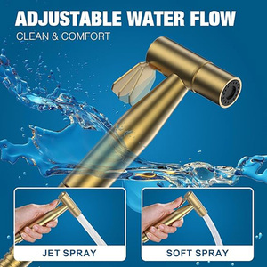 Dual Function Modern Handheld Bidet <strong>Shattaf</strong> Sprayer Hot Cold Jet Douche Kit Diaper Set for Bathroom Shower Toilet <strong>Shattaf</strong> - Product Image 6