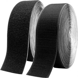 Cinta de gancho y bucle de nailon personalizada, ecológica, troquelada, con puntos adhesivos duraderos, cinta de gancho y bucle de doble cara - Product Image 1