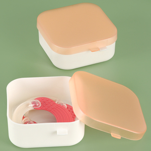 Estuche de viaje SUNSHING para mordedores, cadena para chupete, caja de almacenamiento, soporte de PP para juguetes de dentición, caja de silicona para mordedores de bebé recién nacido, directo de fábrica - Product Image 1