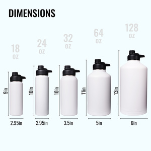 Botella de Agua de Acero Inoxidable con Aislamiento al Vacío de Doble Pared de 18 oz, Boca Ancha, Tapa Abatible a Prueba de Fugas, Mantiene el Frío por 24 Horas y el Calor por 12 Horas, Libre de BPA, para Exteriores - Product Image 6