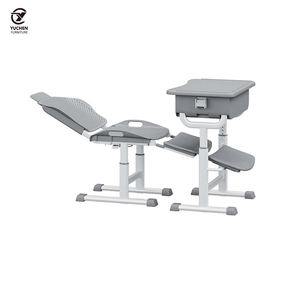 Mobilier scolaire moderne pliable sieste hauteur réglable pour élèves du primaire bureau et chaise simples - Product Image 6