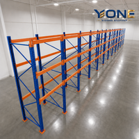 Étagère de stockage à grande capacité pour entrepôt, en acier Q235B, pour installations de bobines métalliques avec niveaux de pente
