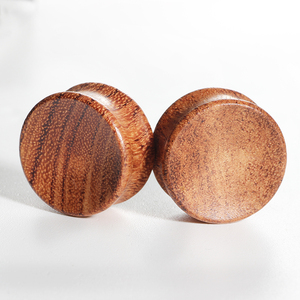 Dilatatori per Orecchie in Legno Naturale e Tunnel, Gioielli per Piercing, Regalo per Matrimonio e Fidanzamento, Gioielli per Piercing Corporeo, Plug in Legno - Product Image 2