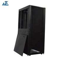 Armoire de serveur AZE 42U 750 mm de large x 1200 mm de profondeur en acier laminé à froid SPCC pour centre de données avec confinement d'allée