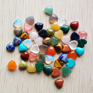 HZ Ccharms Gemstone Multi <span class=keywords><strong>Stone</strong></span> Egg Shape Gemstone Cabochon para hacer collares Cristales - Product Image 6