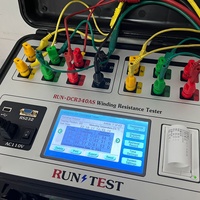 Testeur de résistance cc d'enroulement de transformateur de Test triphasé 40A
