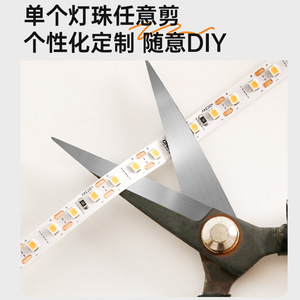 Bande lumineuse LED Chint 24V 2835 240D 10mm monochrome autocollante pour plafond de salon, éclairage d'ambiance linéaire DIY - Product Image 3