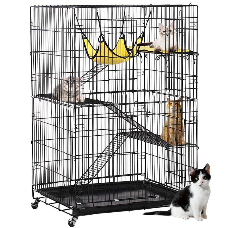 Indoor Large Portable Breeding Metal Cat Show Cages for Sale