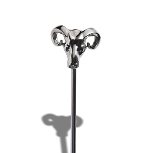 Palillos para Cócteles de Acero Inoxidable Profesionales con Forma de Cordero 3D, Palillos para Frutas y Alimentos, Palillos para Bebidas - Product Image 1