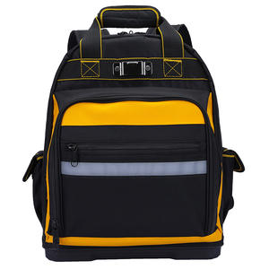 Mochila de Herramientas para Electricista Multifuncional de Gran Capacidad, Cierre de Cremallera Doble en los Hombros, Bolsa de Herramientas Especial - Product Image 1