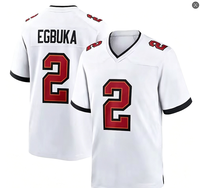 Grosir Jersey Sepak Bola Amerika Bordir Tampa Bay 2026 Baru 2 Egbuka 13 Evans 7 # Irving 6 Mayfield 12 Williams 12 Brady