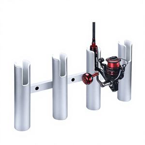 Support de canne à pêche en alliage d'aluminium, quatre pièces, type stable, accessoires pour yacht marin - Product Image 3