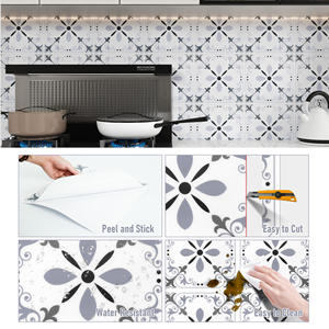 Jeedeson 11,8 * 11.8in Peel-and-Stick Protector <span class=keywords><strong>de</strong></span> <span class=keywords><strong>piso</strong></span> Check-out Limpieza y cubierta <span class=keywords><strong>de</strong></span> área <span class=keywords><strong>de</strong></span> mascotas - Product Image 4