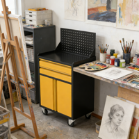 Armoire à outils métallique pour mécanicien, tiroirs de rangement, chariot à outils, utilisation en garage - Offre Spéciale