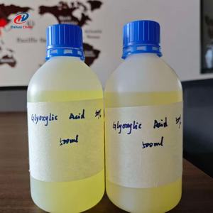 Solución de Ácido Glioxílico al 50% CAS298-12-4 C2H2O3 Solución Acuosa de Ácido Glioxílico Amarillo Claro para Cosméticos, Perfumes y Fijadores - Product Image 2