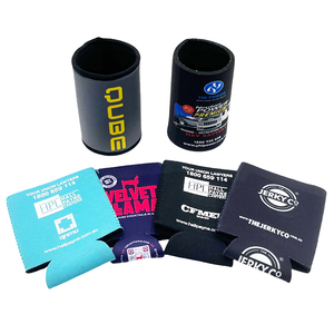 Supporto tozzo pieghevole supporto in Neoprene tozzo con sublimazione stampato in lattina di birra Cooler tozzo supporto