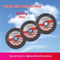 Disque de découpe abrasif double face ultra-fin de 3 pouces (75x10mm, 1,2mm) pour meuleuse d'angle, idéal pour le métal et l'acier inoxydable