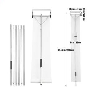 <span class=keywords><strong>Râteau</strong></span> <span class=keywords><strong>à</strong></span> neige en aluminium de haute qualité de 20 et 30 pieds pour éliminer la neige du toit - Product Image 4