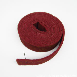 Almohadilla de mano de lijado abrasivo no tejido rojo 7447 para reparación de automóviles de belleza imprimación pulido - Product Image 5