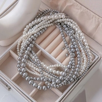 Bijoux de mode en gros pour femmes, collier de perles vintage de créateur, bijoux et accessoires tendance