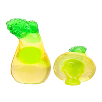 AMOS 4D Pear Burst Fruit Sweets 3D gevormde, met sap gevulde, zachte jelly halal gummy snoepjes