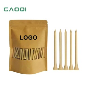Biểu tượng tùy chỉnh gói in mạnh chi phí thấp Golf chốt tre bằng gỗ số lượng lớn Golf Tees - Product Image 2