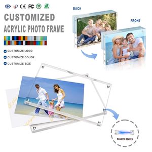 Nhà Máy Bán Buôn Sang Trọng Trong Suốt Hai Mặt 4*6Inch Acrylic Khung Ảnh Từ Máy Tính Để Bàn Hình Ảnh Khung - Product Image 1