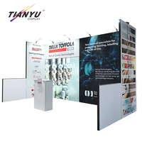 Solution de stand professionnel modulaire intégré TIANYU, design éco-responsable, réutilisable et personnalisable