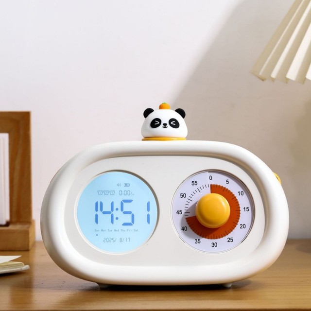 Manufacturer Custom Multifunction Dual-Screen App Control Visual Timer Alarm Clock for Children Student Time Management