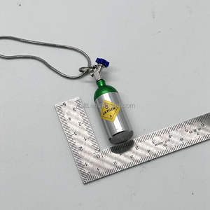 Único personalizado óxido <span class=keywords><strong>nitroso</strong></span> sistema <span class=keywords><strong>botella</strong></span> oxígeno urna colgante collar - Product Image 6