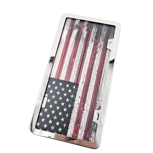 Tự động nhôm tấm giấy phép khung tùy chỉnh xe số giấy phép tấm bìa cho chúng tôi xe tấm giấy phép Flipper tùy chỉnh - Product Image 4