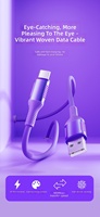 Câble de données USB 3.0 Type-C tressé personnalisé à charge rapide 3A avec noyau robuste 480 Mbps pour téléphone portable et scanner