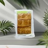 Tofu fumé séché riche en protéines, emballé sous vide, sain, pour le bureau ou les voyages, 260g, prix usine Qingzhen