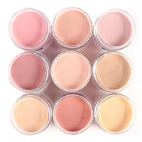 Poudre acrylique OEM personnalisée en plusieurs tons de rose, haute qualité, vente en gros, pour ongles en acrylique