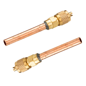 Hvac מערכת נחושת שסתום טעינת שסתום הדחרור ידני פלואוריד מתאם אוויר - Product Image 1
