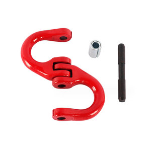 Crochet de sécurité rotatif autobloquant G80 de type œil d'angle en acier allié pour levage de charges et gréement, conforme aux normes européennes - Product Image 5