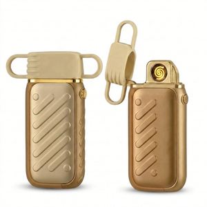 High-Tech Gear 50K Metal USB <b>Lighter</b> <b>Windproof</b> Rechargeable Electronic <b>Lighter</b> Compatible with Tobacco Shop Inventory - Product Image 3