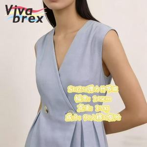 Fabrieksgroothandel 90% Rayon 10% Spandex 170 G/<span class=keywords><strong>m</strong></span>² 150CM 40S 40D Stretch Bamboe Hennep Geweven Stof Zwaargewicht Kledingjurk - Product Image 2