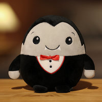 Adorable Poupée en Peluche de Dessin Animé pour Halloween : Vampire, Crâne, Monstre, Homme Citrouille - Jouet en Peluche Animal pour Halloween