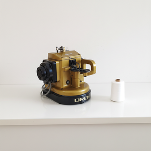 Machine à coudre industrielle OREN à lit plat pour fourrures de vison, alimentation manuelle, aiguille simple, programmable, haute vitesse - Product Image 2